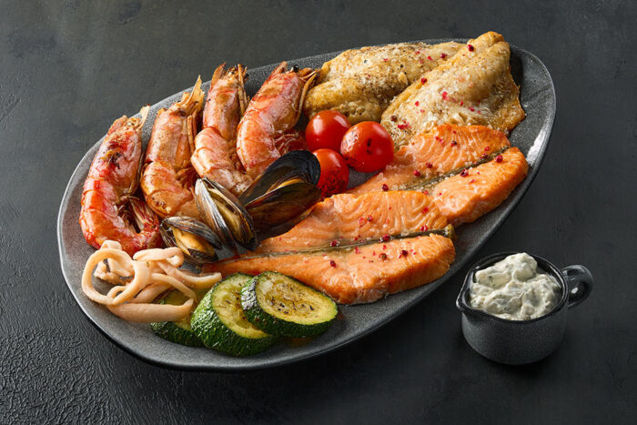 Морепродукты ассорти